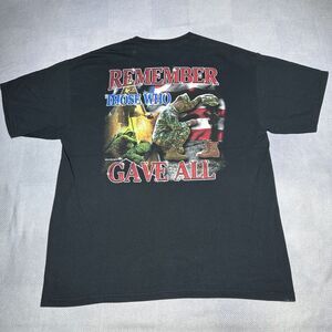 Remover Those Who Gave All Fallen Solider Legion Post 673 Pocket T-Shirt Size XL